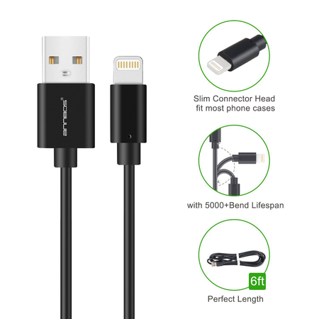 ANNBOS lightning usb charging cable
