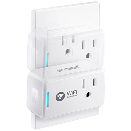 ANNBOS WiFi Outlet Smart Plug Compatible with Alexa, Google home