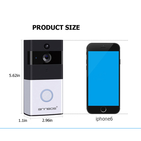 ANNBOS Smart doorbell wireless wifi detection real time