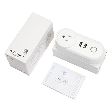 ANNBOS Usb WiFi Outlet Smart Plug Compatible with Alexa, Google home