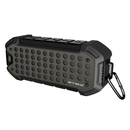 ANNBOS Waterproof Bluetooth Outdoor Wireless Speaker Built-In Microphone