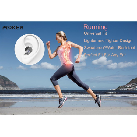 ANNBOS Wireless Earbuds, Proker Cordless Bluetooth headphone