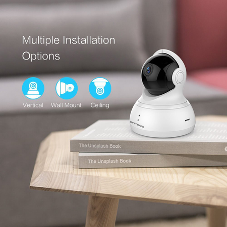 ANNBOS Dome Camera Wireless IP Indoor Security Surveillance System 720p HD Night Vision