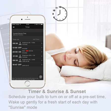 ANNBOS Bluetooth wifi Smart led Light Bulb
