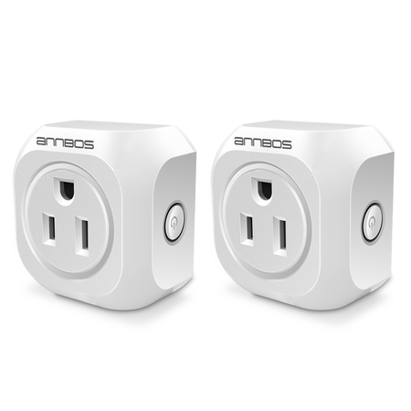 ANNBOS WiFi Outlet Smart Plug Compatible with Alexa, Google home