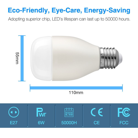 ANNBOS Bluetooth wifi Smart led Light Bulb