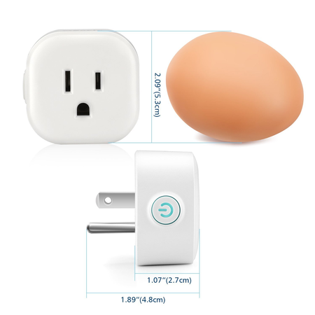 ANNBOS WiFi Outlet Smart Plug Compatible with Alexa, Google home