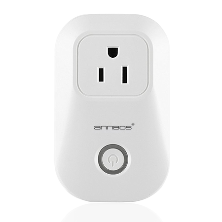 ANNBOS WiFi Outlet Smart Plug Compatible with Alexa, Google home