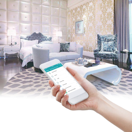 ANNBOS Usb WiFi Outlet Smart Plug Compatible with Alexa, Google home