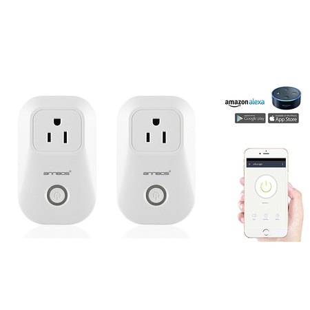 ANNBOS WiFi Outlet Smart Plug Compatible with Alexa, Google home