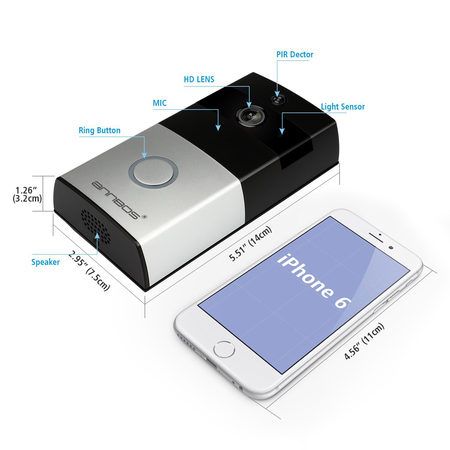ANNBOS Smart doorbell wireless wifi detection real time