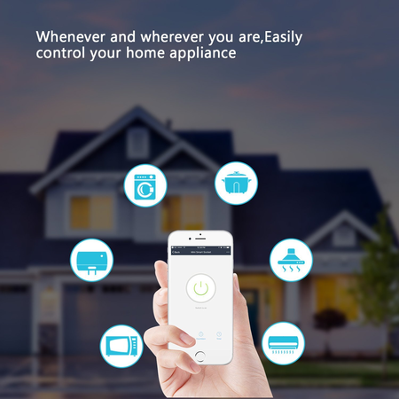 ANNBOS WiFi Outlet Smart Plug Compatible with Alexa, Google home
