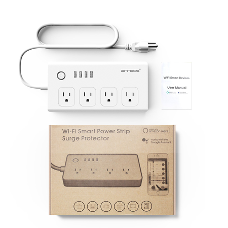 ANNBOS WiFi Outlet Smart Plug Compatible with Alexa, Google home