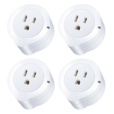 ANNBOS WiFi Outlet Smart Plug Compatible with Alexa, Google home
