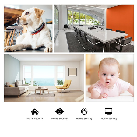 ANNBOS IP Camera Wireless Wifi 720P HD Night Vision Home Surveillance Security Alarm System