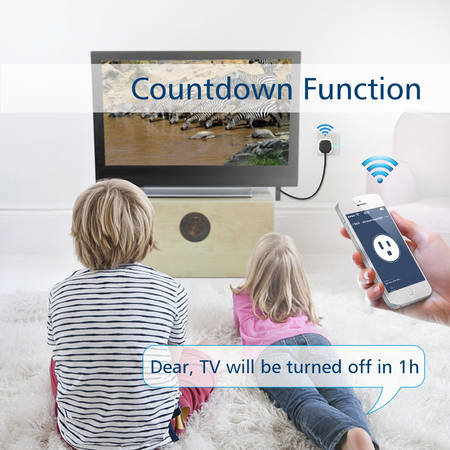 ANNBOS WiFi Outlet Smart Plug Compatible with Alexa, Google home