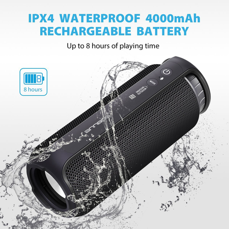 ANNBOS Bluetooth Wireless Speakers 20W Strong Bass 360 Degree Surround HD Sound Built-in Mic Touch & Rotate Control