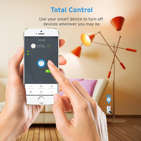 ANNBOS WiFi Outlet Smart Plug Compatible with Alexa, Google home