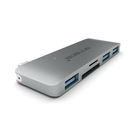 Cáp chuyển đổi đa năng USB-C Hub Type C 5 trong 1 cho Macbook hiệu ANNBOS - USA.(Gray)