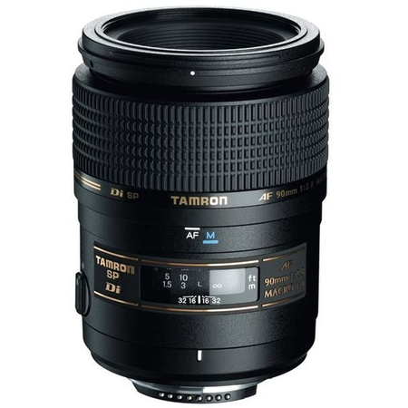Tamron AF 90mm f/2.8 Di SP AF/MF 1:1 Macro Lens for Nikon Digital SLR Cameras - International Version