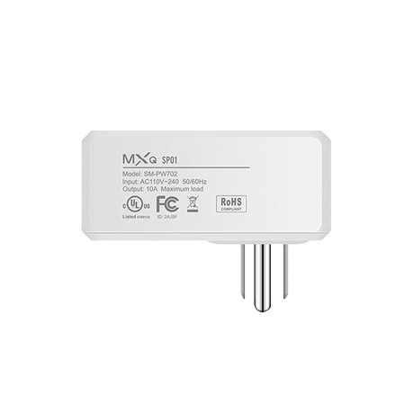 MXQ Wireless Mini Smart Outlet Wifi Enabled Smart Plug Alexa Intelligent Switch compatible