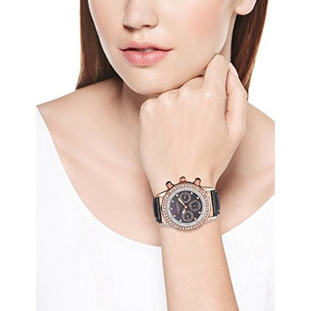 Đồng hồ nữ Akribos XXIV Womens AK556BKR Multi-Function Dazzling Strap Watch