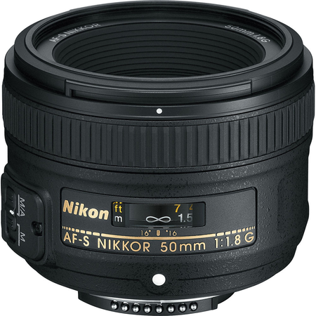 Nikon AF-S FX NIKKOR 50mm f/1.8G Lens with Auto Focus and Circular Polarizer Filter - 58 mm