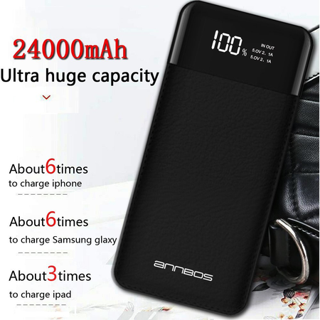 ANNBOS Portable Charger Power Bank 24000Mah Digital Display