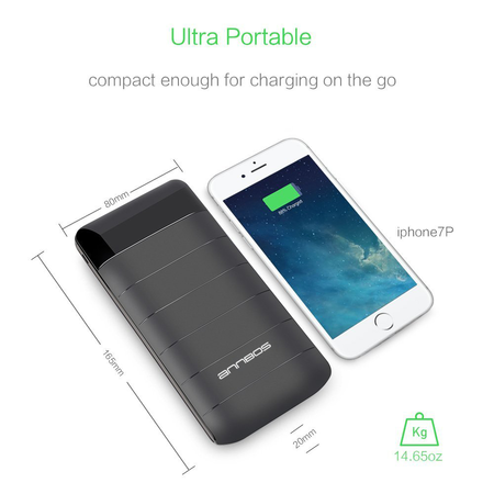 ANNBOS Power Bank Compact 20100mAh External Battery Charger Dual 2.4A Output Digi-Power Technolog