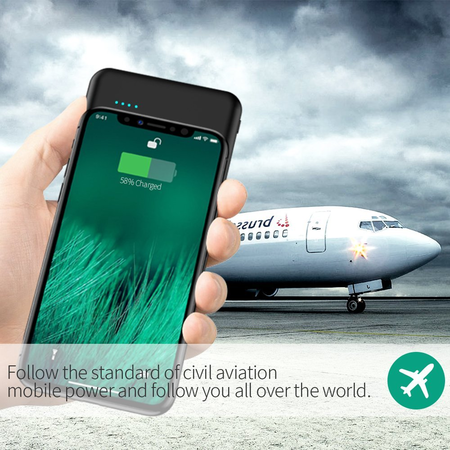 ANNBOS Qi Wireless 10000mAh Portable Battery Charger Fast Charging Power Bank