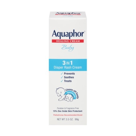 Aquaphor Baby Healing Cream 3 In 1 Diaper Rash 3.5oz