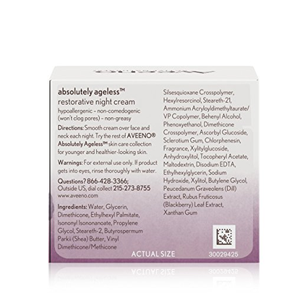 Aveeno Absolutely Ageless Night Cream 1.7oz