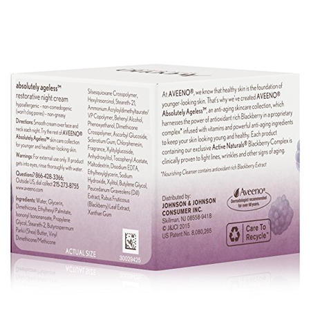 Aveeno Absolutely Ageless Night Cream 1.7oz