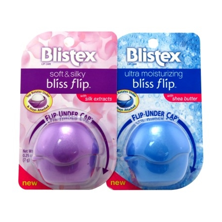 Blistex Bliss Flip 0.25oz (12 Pieces)Shea Butter/Silk Extract