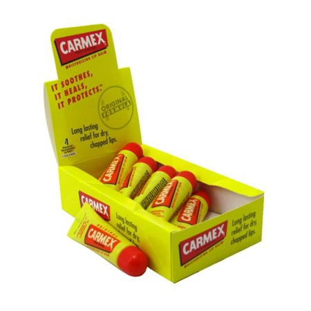 Carmex Lip Balm Tube Original 0.35oz (12 Pieces)
