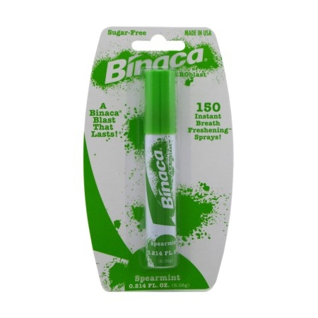 Binaca Breath Spray Spearmint (6 Pieces)