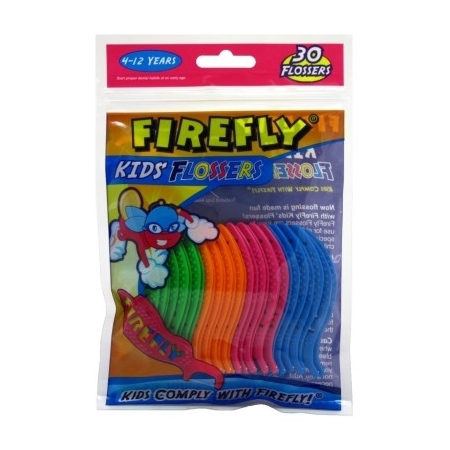 Firefly Flossers Kids 30 Count (12 Pieces)