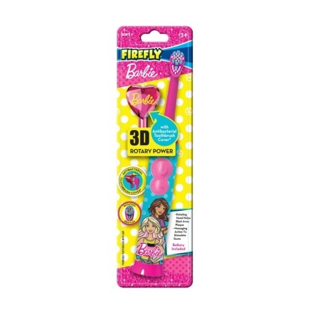 Firefly Toothbrush Barbie 3D Rotary Power