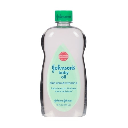 Johnsons Baby Oil Aloe & Vitamin-E 20oz