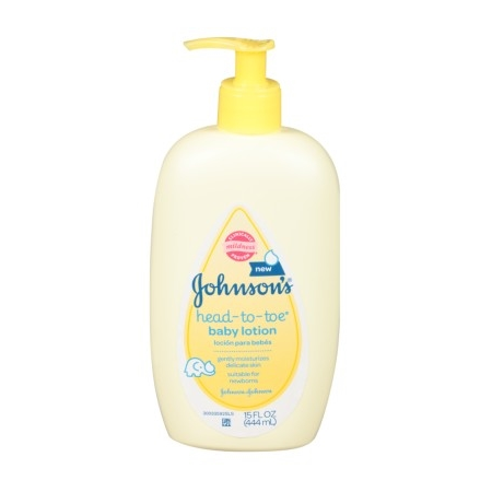 Johnsons Baby Head-To-Toe Lotion 15oz Pump