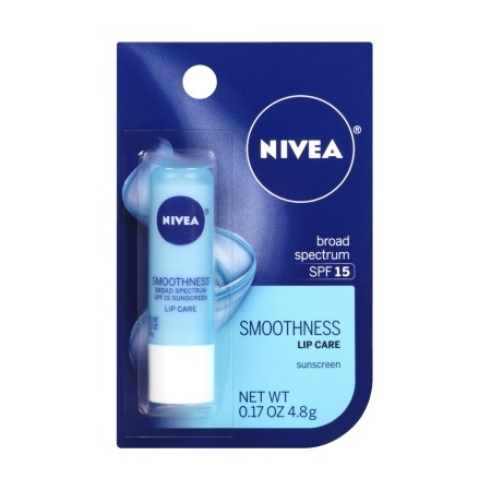 Nivea Smoothness Lipcare Spf #15 0.17oz (6 Pieces) Display