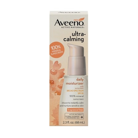 Aveeno Ultra Calming Daily Moisturizer Spf#30 2.3oz