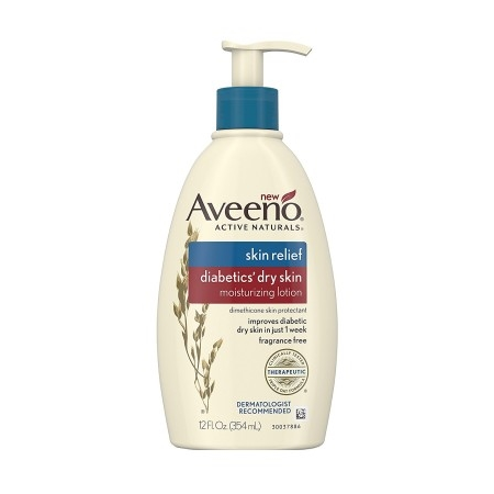 Aveeno Skin Relief Lotion Diabetics 12oz Pump(Frag-Free)