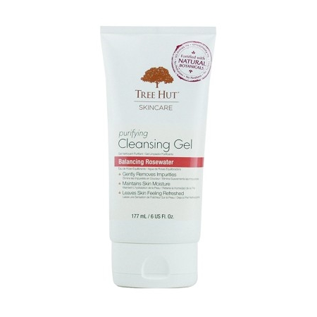 Tree Hut Cleansing Gel 6oz Purifying 6oz (Rose Water)