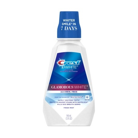 Crest Mouthwash Glamorous White Alcohol-Free 32oz