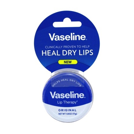 Vaseline Lip Therapy Original 0.6oz Tin Hangtag (8 Pieces)