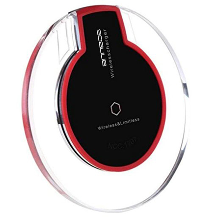 AutumnFall iPhone 8 Wireless Charger,2017 New Clear Qi Wireless Charger Charging Stand Dock  About the product Compatible Models: for iPhone 8/iPhone 8 Plus for Samsung Galaxy Note 8 for Samsung S6 S6 Edge S6 Edge Plus S7 S7 edge note 5 S8 S8 Plus And All smartphone Qi-Enabled For other devices such as iPhone models which do not have wireless charging function, you need to purchase a separate wireless charging receiver Wireless Charging: Starts the moment you place down any Qi-enabled device or device equipped with a Qi-compatible cover. No cables or USB interface required. Input: AT LEAST 5V/1.5A; Output: 5V/1A Powerful Safe Protection and LED Indication : The built-in Smart Breathing LED light flickers when a phone is charging on it, and the soft breathing light won't cause any distraction to its user even at night What You Get: Brand New wireless charger, Micro USB cable and detailed instruction book