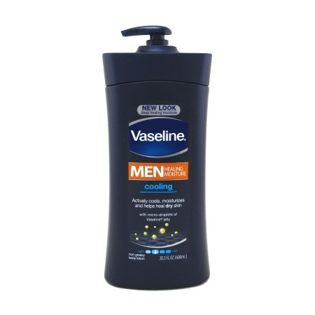 Vaseline Mens 24-Hour Moisture Lotion Cooling 20.3oz