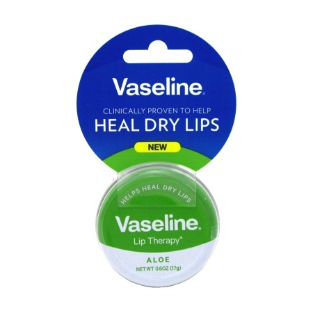 Vaseline Lip Therapy Aloe 0.6oz Tin Hangtag (8 Pieces)