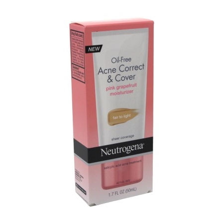 Neutrogena Acne Correct/Cover Moisturizer Fair/Light 1.7oz